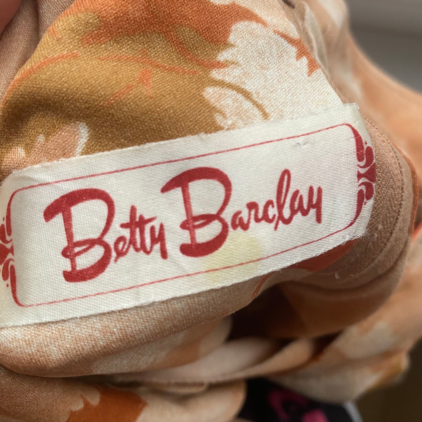 60s style orange dress