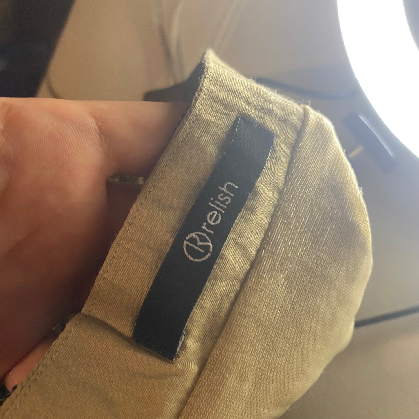 Italian brown sequin mini skirt