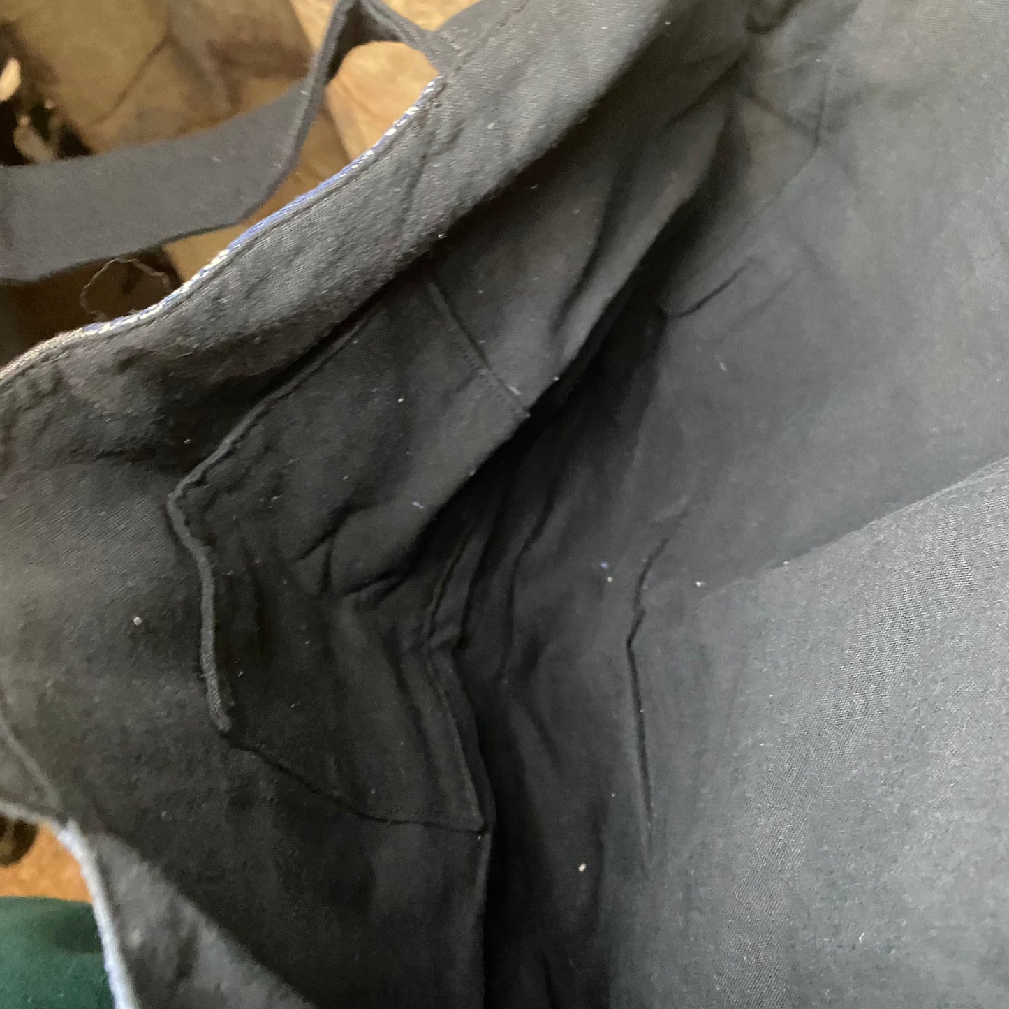 Vintage blue patchwork shoulder bag