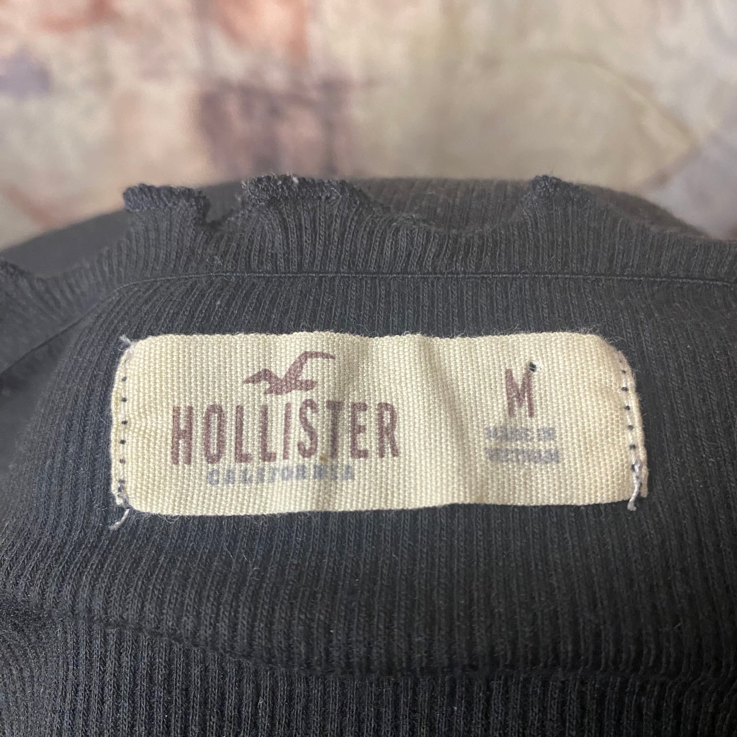 Basic black off-shoulder top