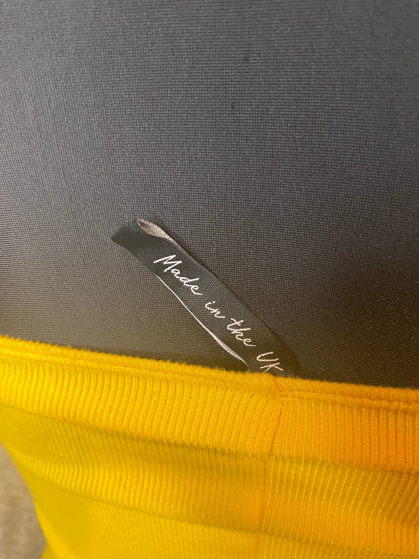 Dark yellow bodycon dress