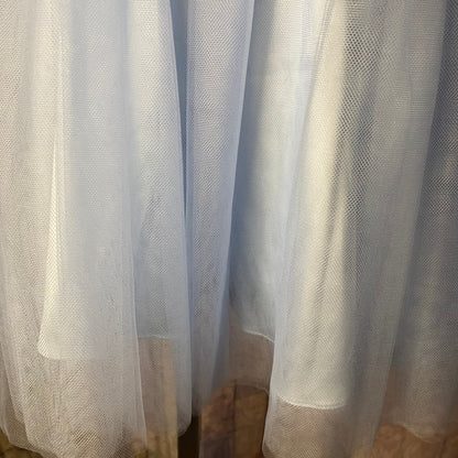 Light blue custom graduation dress