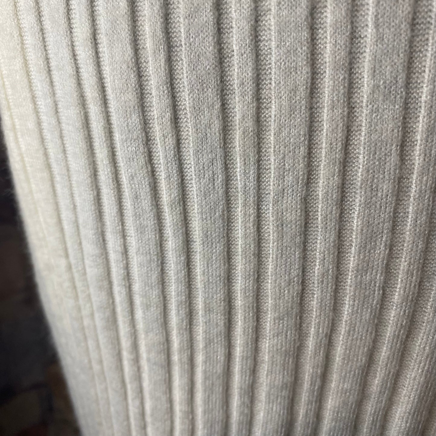 White flare sweatpants