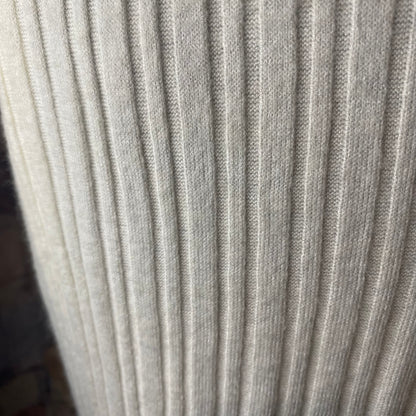 White flare sweatpants