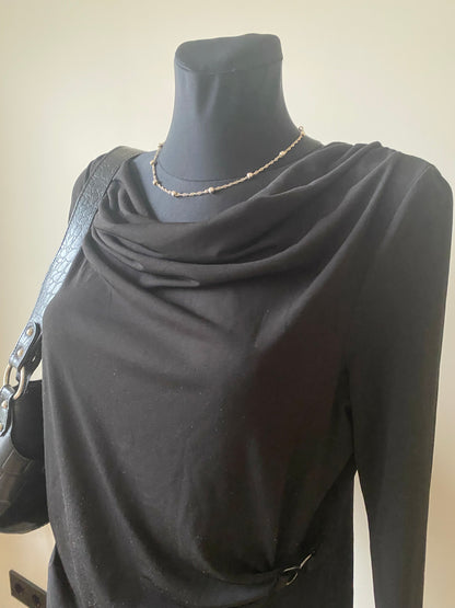 Black loose blouse