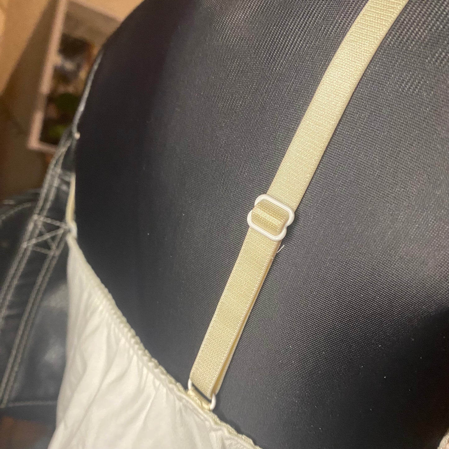 White and pink floral top