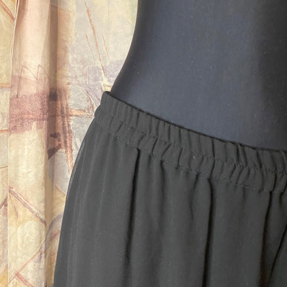 Black mid-waisted fairy skirt