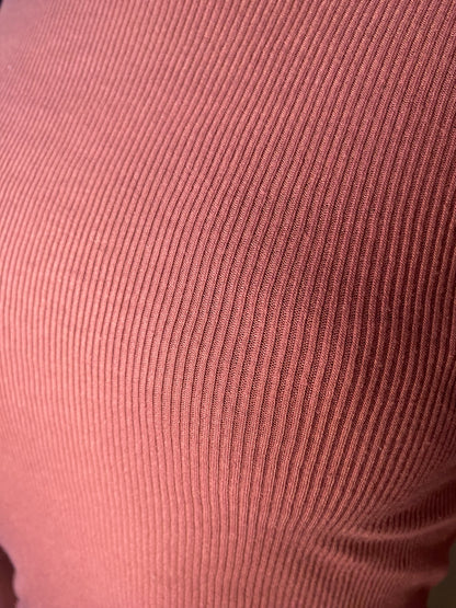 Pink long-sleeve sweatshirt