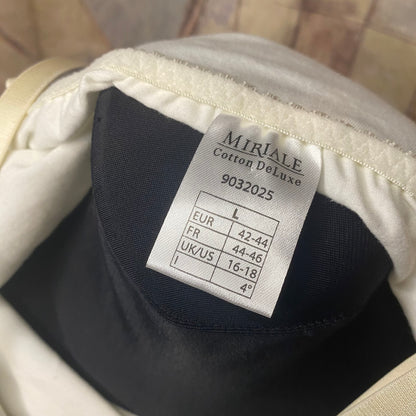 White and pink floral top