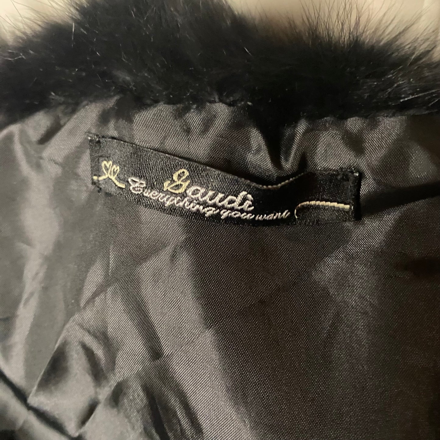 Gaudi faux fur jacket