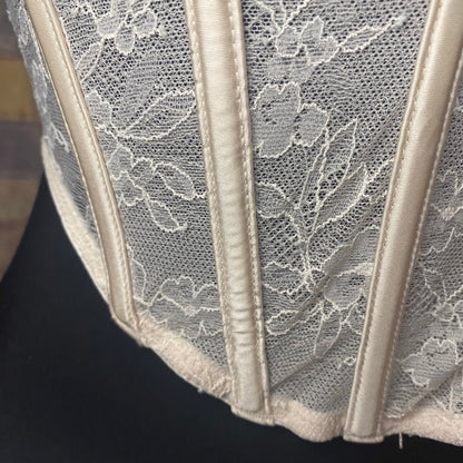 White corset lingerie