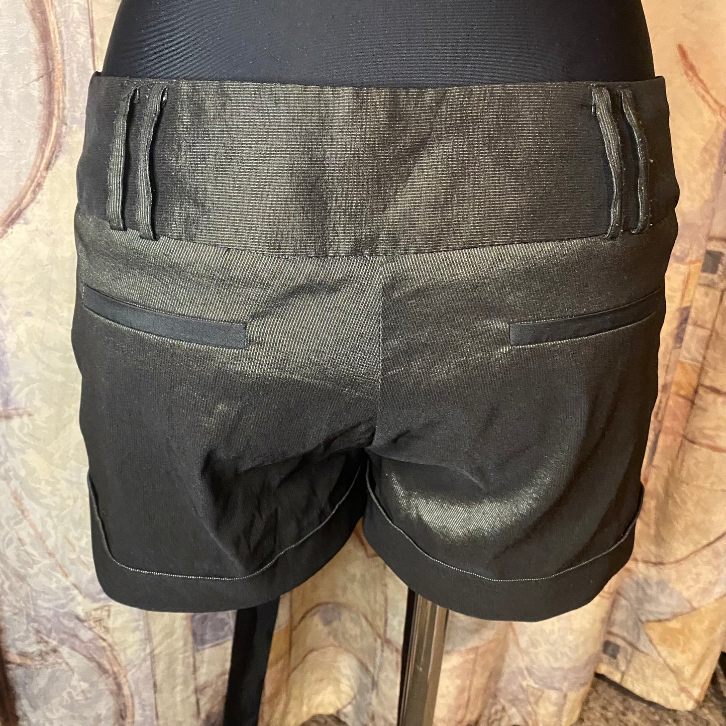 Glittery ribbon shorts