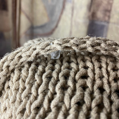 Vintage beige knit sweatshirt