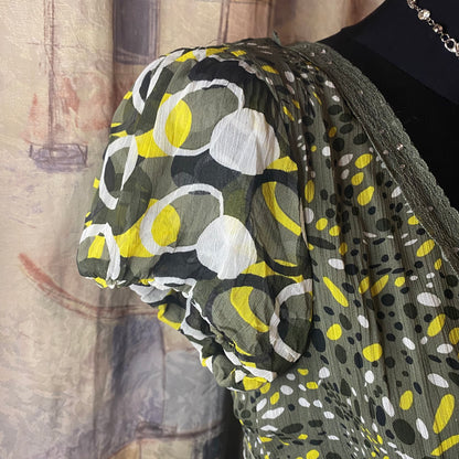 Vintage mesh babydoll top