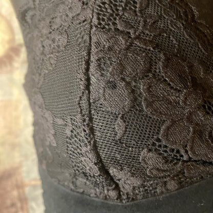 Black lingerie type top