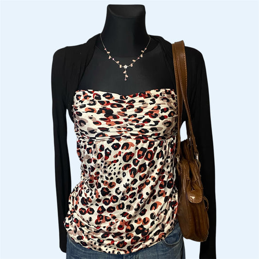 Guess Jeans vintage leopard top