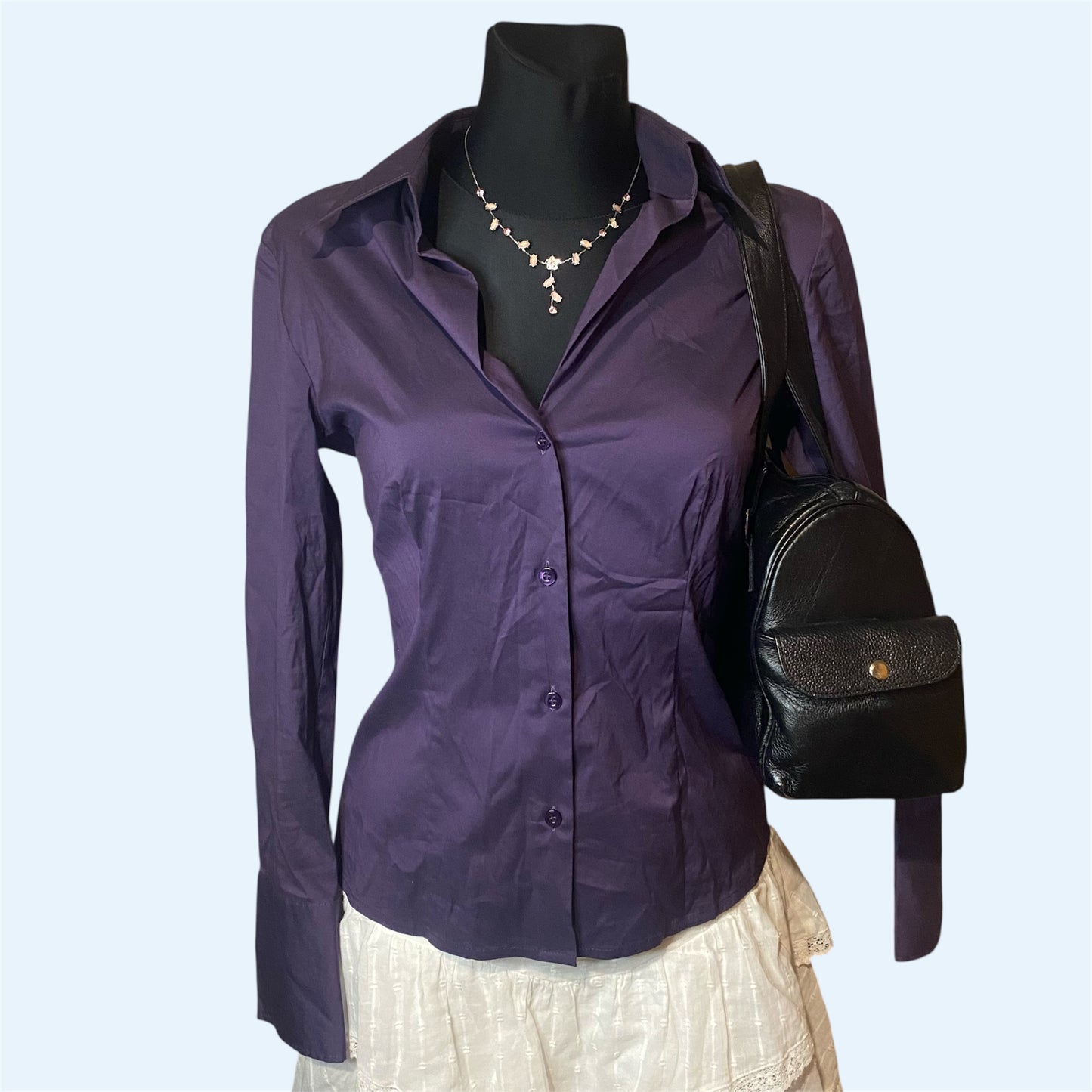 S.Oliver purple shirt