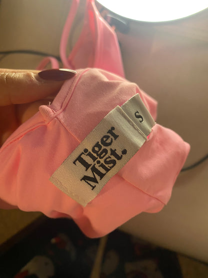 Unique pink cami top