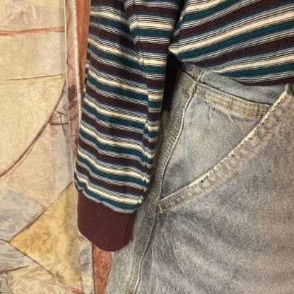 Striped colourful sweatshirt