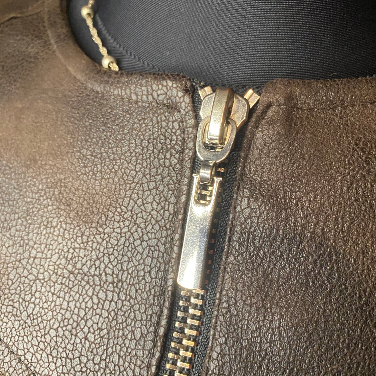 Leather-type material jacket