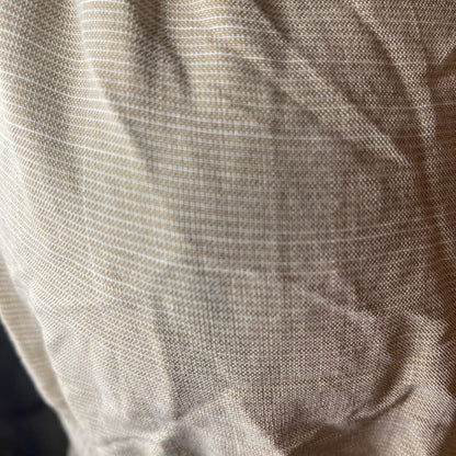 Beige babydoll crop top