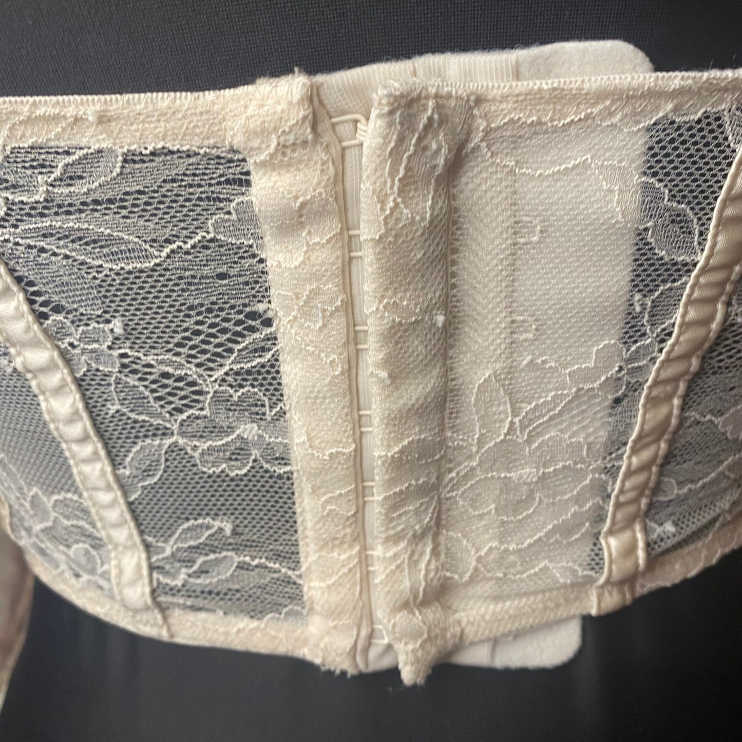 White corset lingerie