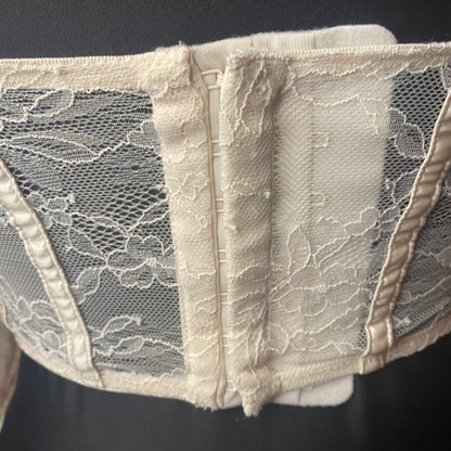 White corset lingerie