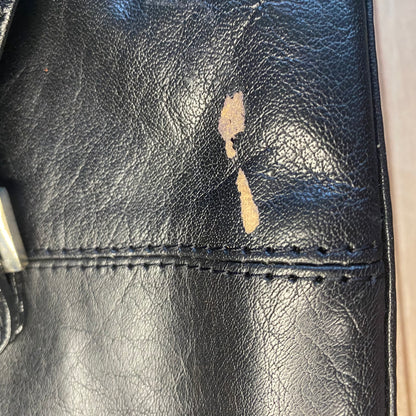 Vintage genuine leather shoulder bag