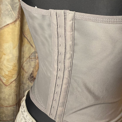 Grey lingerie corset top
