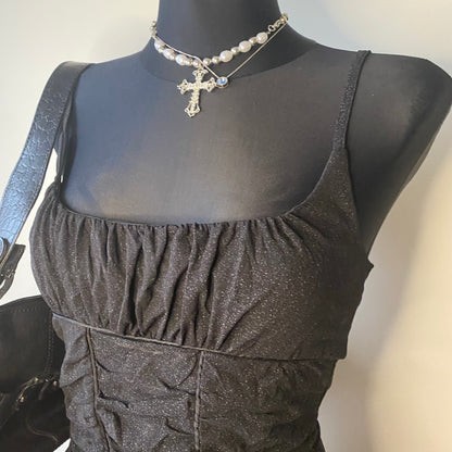 Vintage sparkly Madonna top