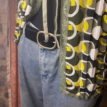 Vintage mesh babydoll top