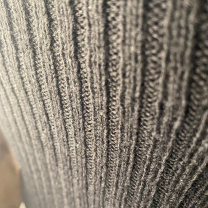 Black high-neck sweatshirt