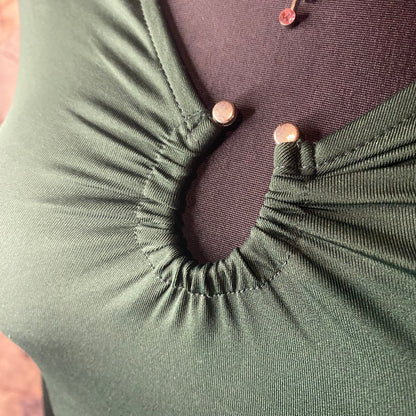 Emerald long-sleeve top