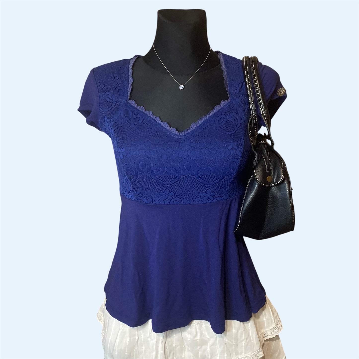 Vintage designer babydoll top