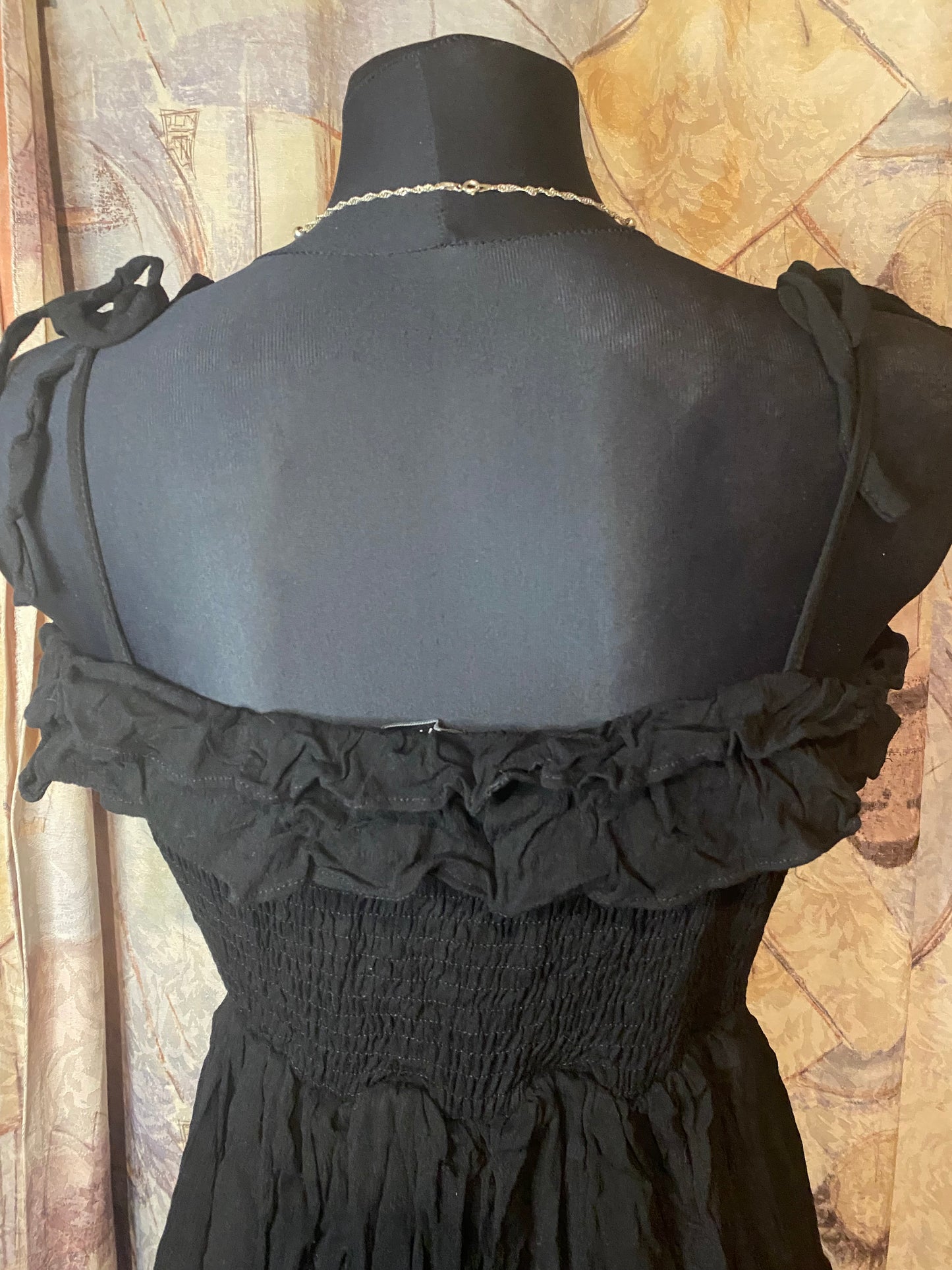 Loavies black mini dress