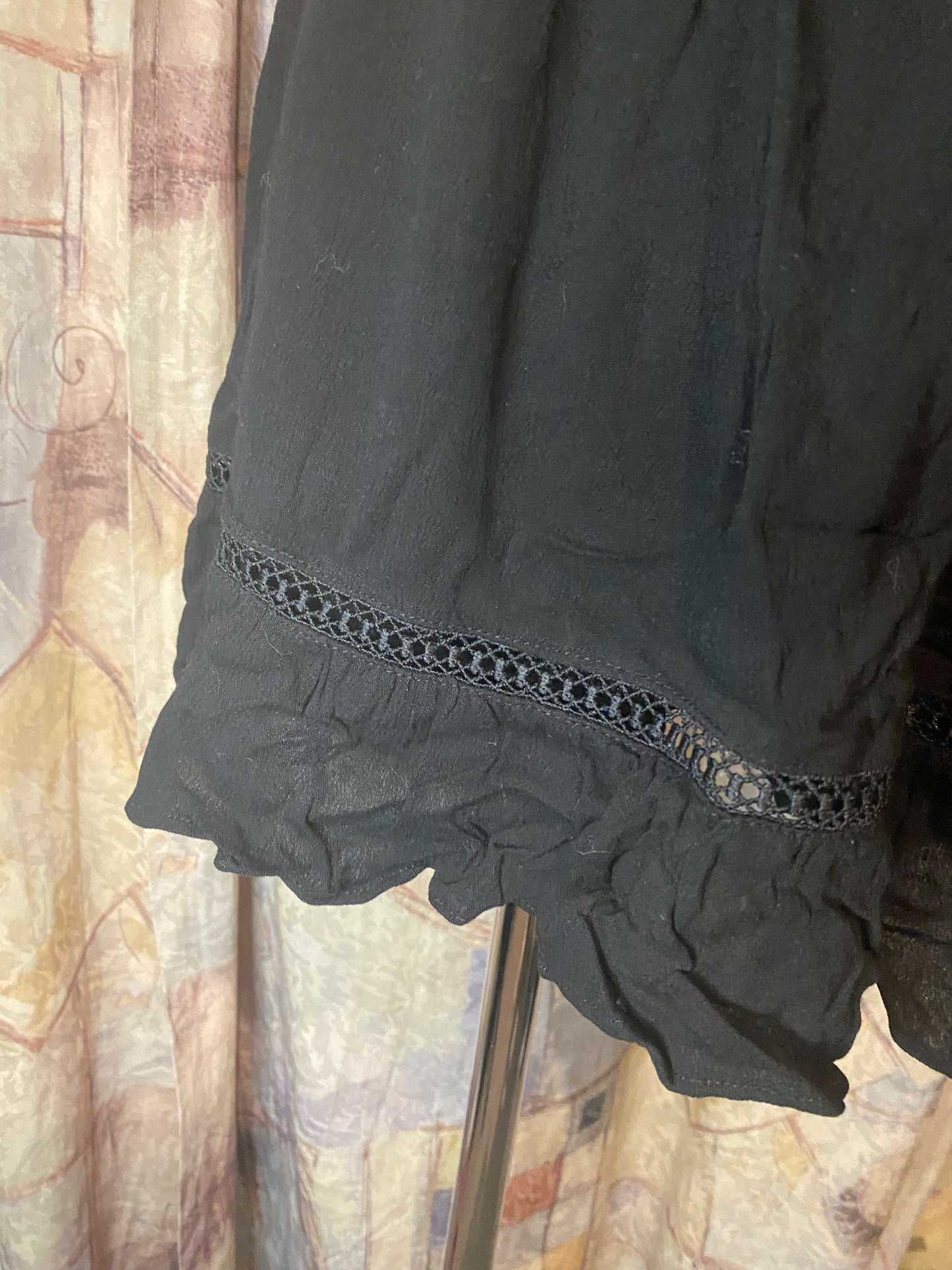 Loavies black mini dress