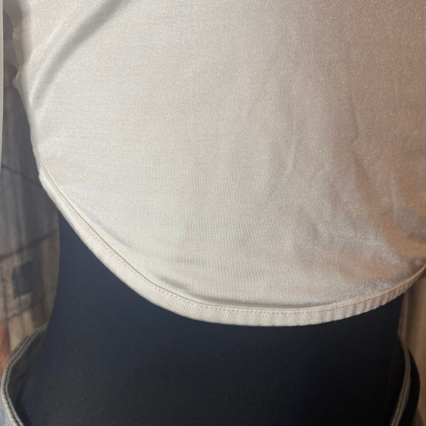 Open back long sleeve crop top