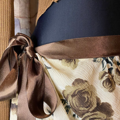 Flattering layered skirt