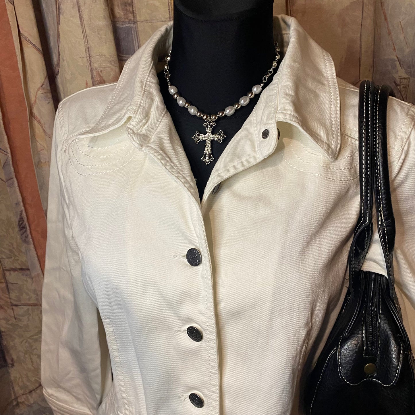 Armani Jeans authentic white jean jacket