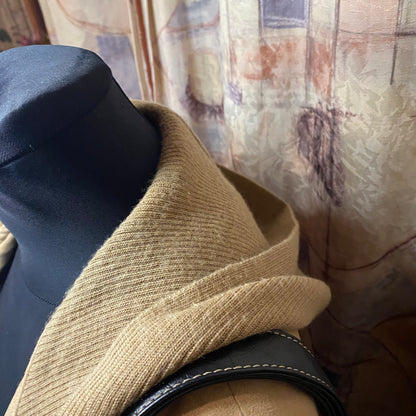 Vintage western vest with a hood