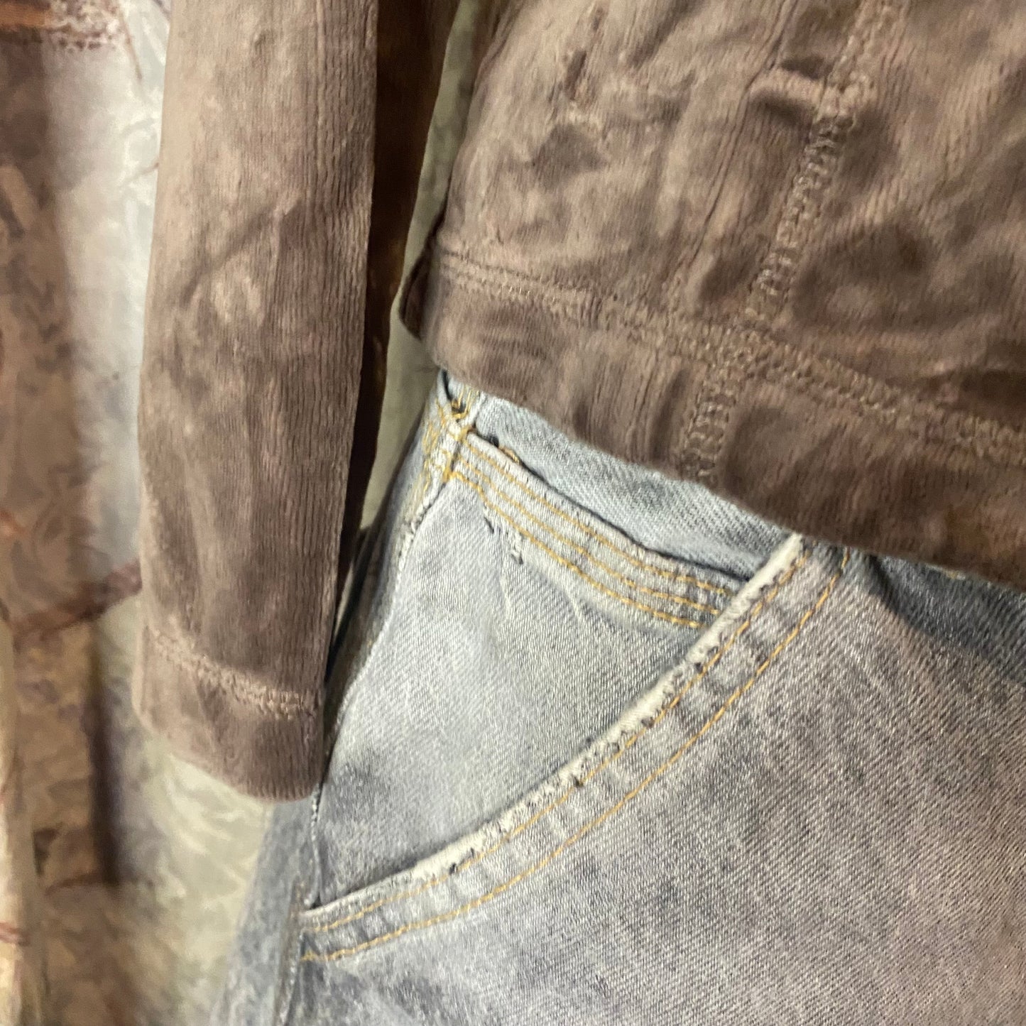 Vintage brown velvet jacket