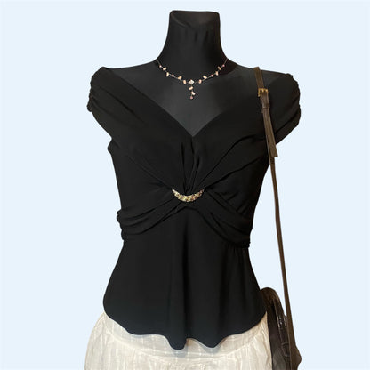 Vintage designer black top