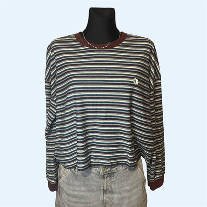 Striped colourful sweatshirt