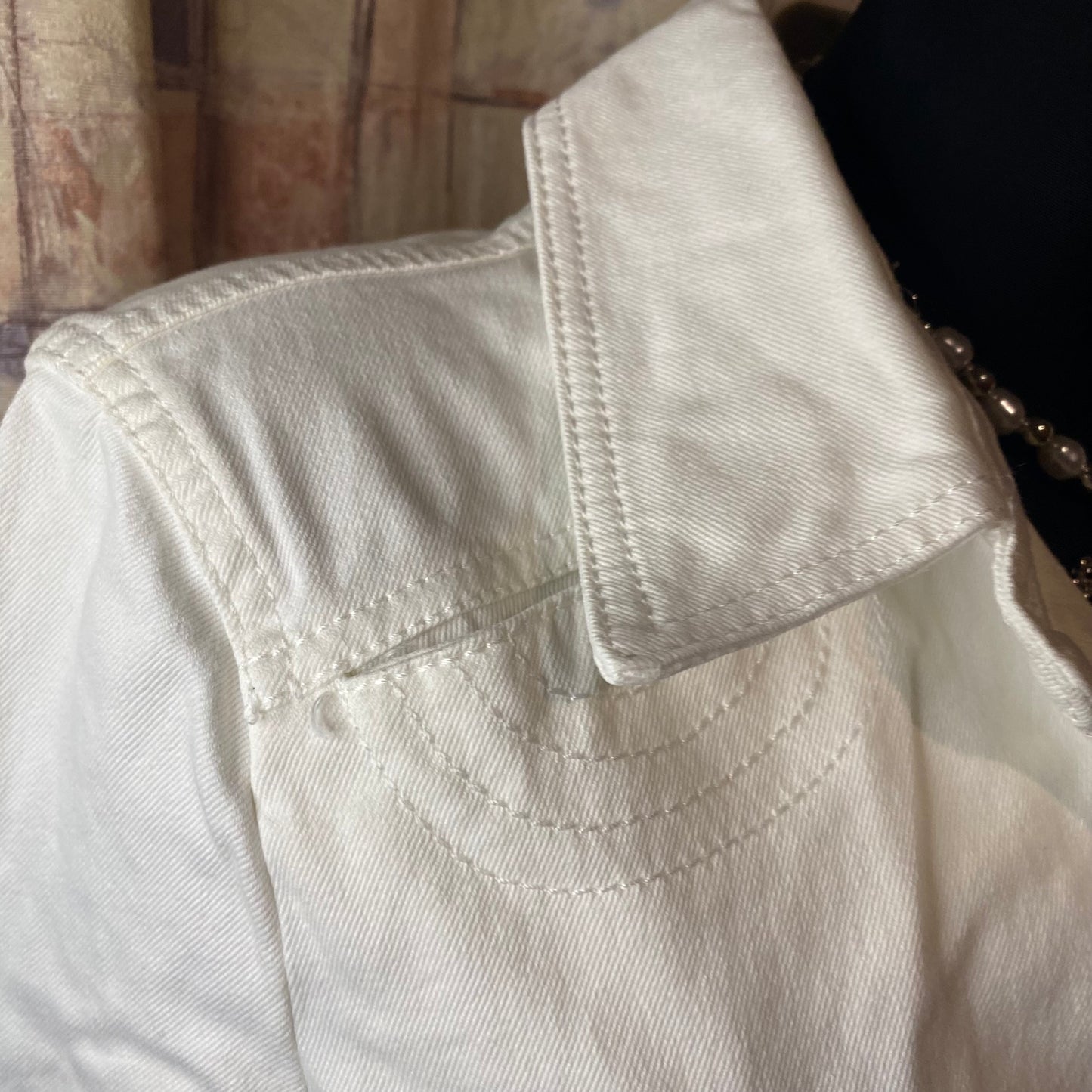 Armani Jeans authentic white jean jacket