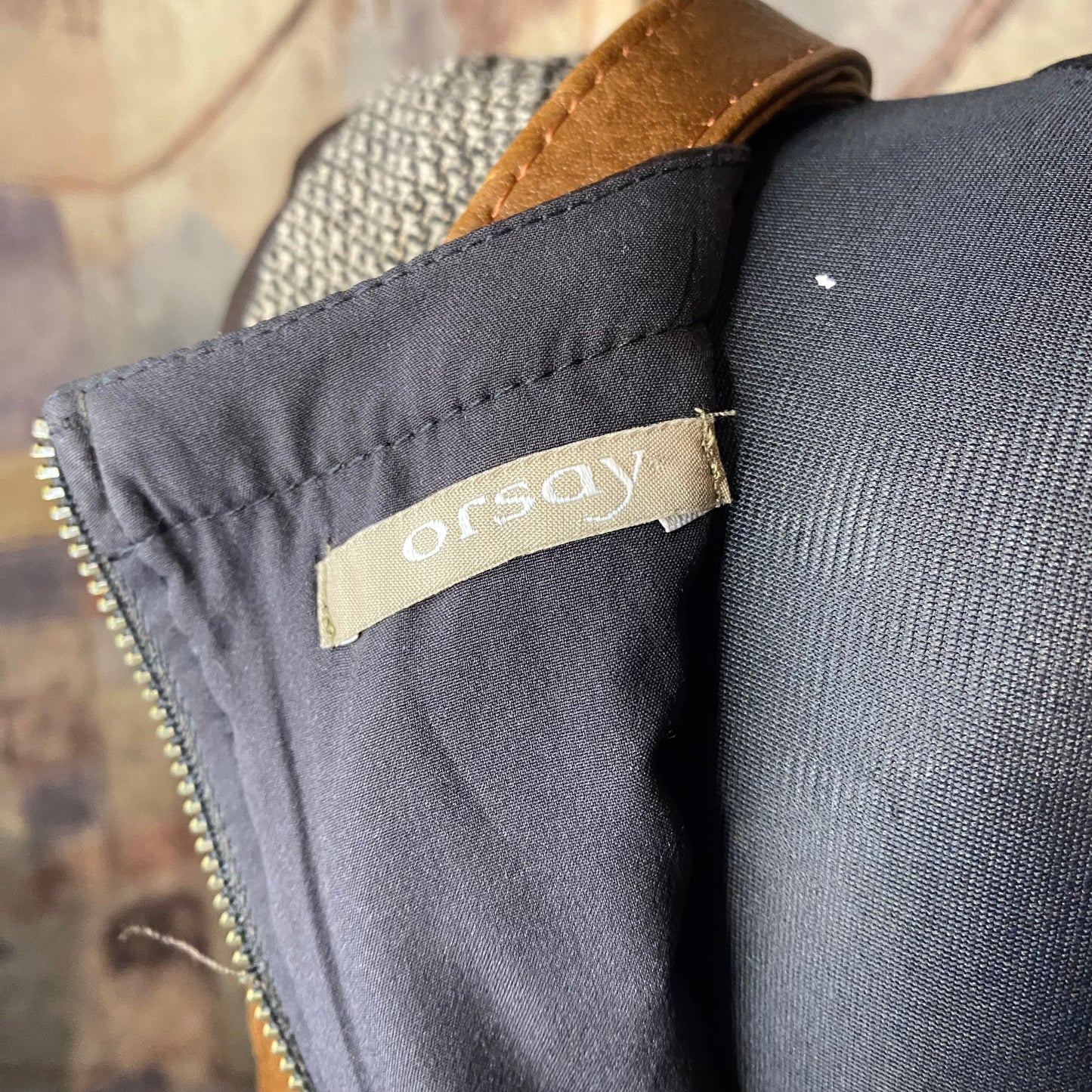 Vintage brown mini dress