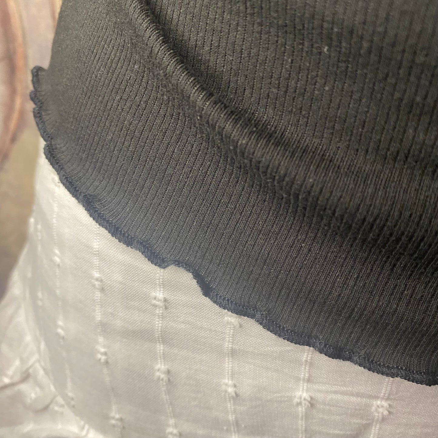 Basic black off-shoulder top