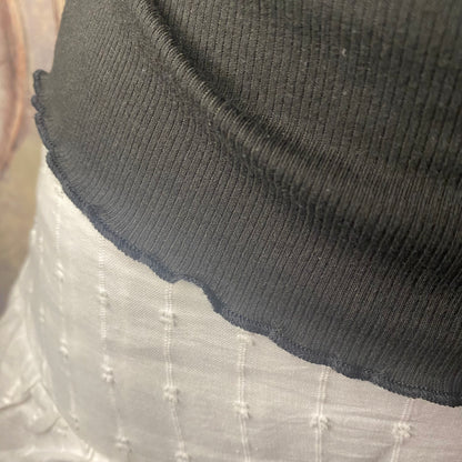 Basic black off-shoulder top