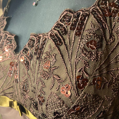 Vintage brown fairy dress