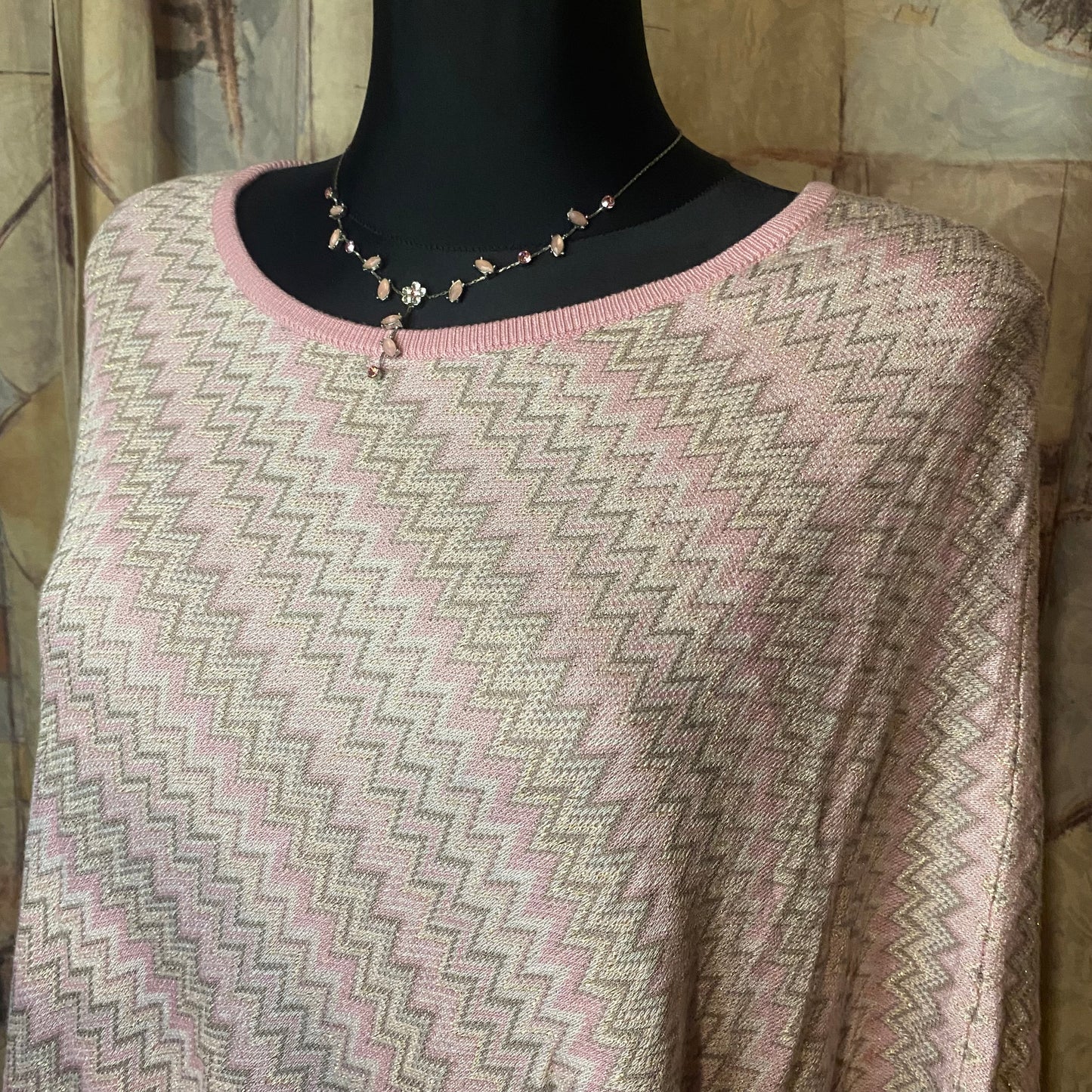 Cute pink poncho