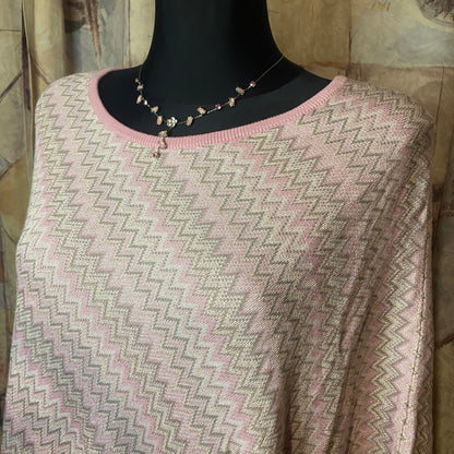 Cute pink poncho